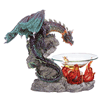Dragon & Flames Oil Warmer