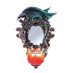 Dragon Mirror Votive Holder