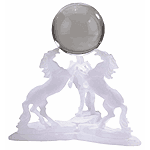 Horse Crystal Ball Stand