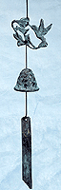 Brass Hummingbird Windchime